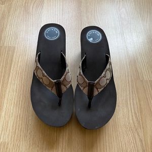 Coach sandals